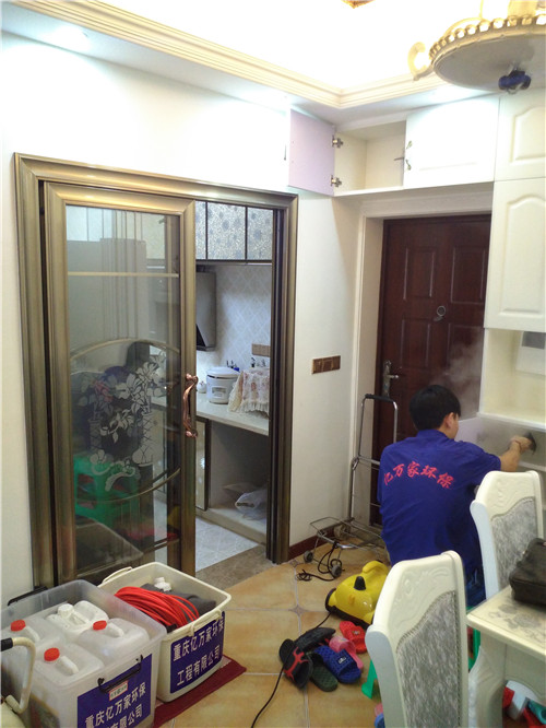 江津莹鸿城某住户除甲醛中