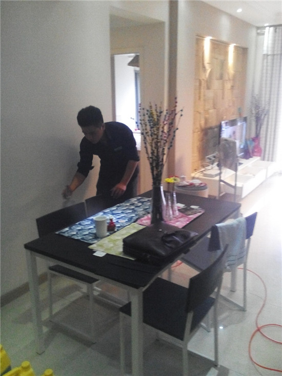 华润中央公园某住户施工现场