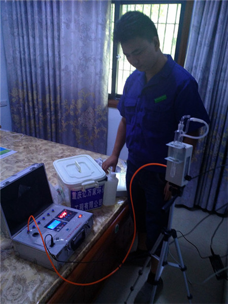 焦家沟某住户检测现场