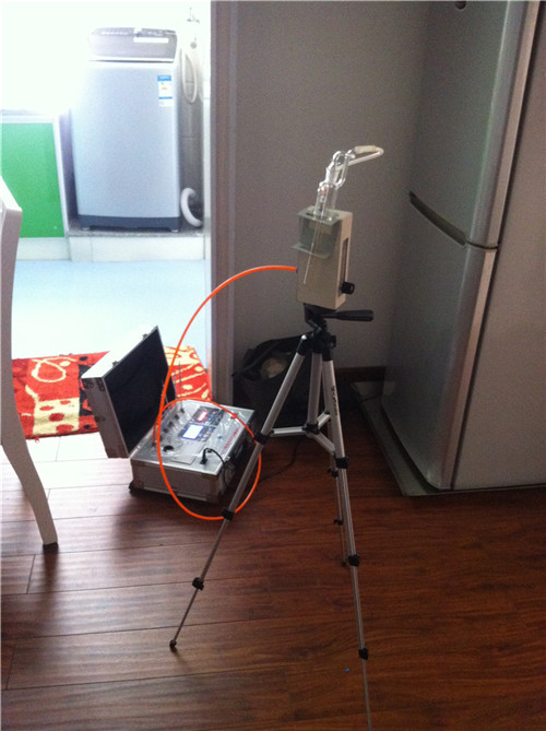 万州新城某住户检测现场