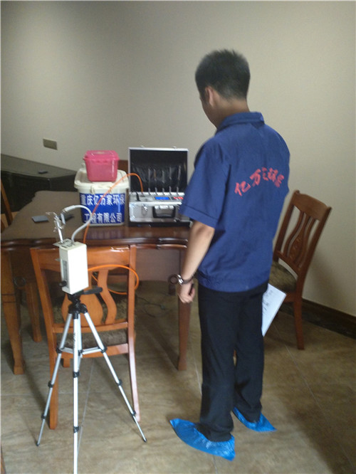 晋愉某小区检测现场