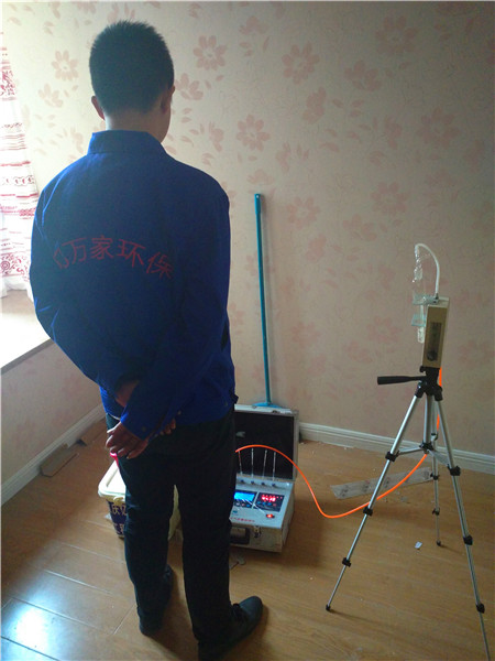 龙湖春森彼岸某住户检测现场