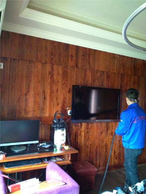 保利高尔夫公馆某住户施工现场