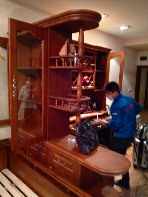 保利香槟花园某住户施工现场