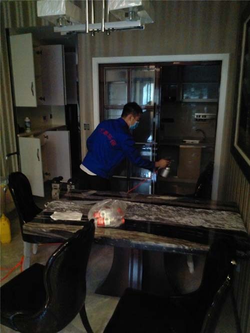 北岸江山某住户施工现场