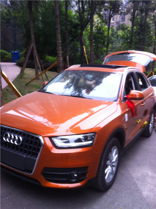 奥迪Q3施工现场