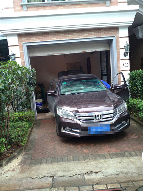 本田雅阁施工现场